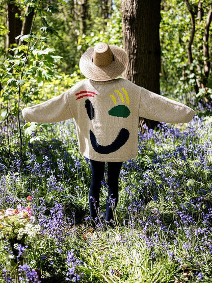 Glad söndag Feel Good Stickade Tröjor