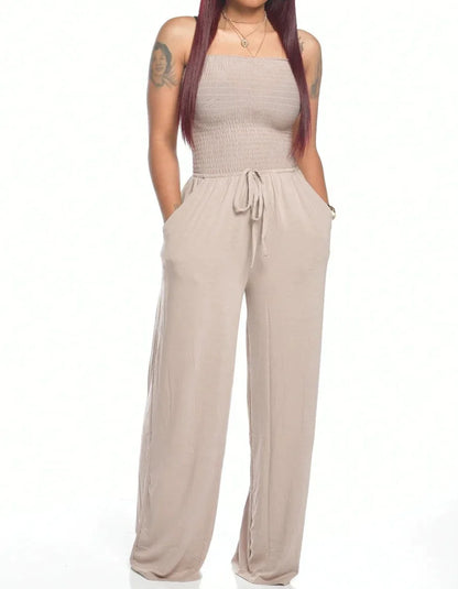 Victoria - Newest Jumpsuit med axelband och midja